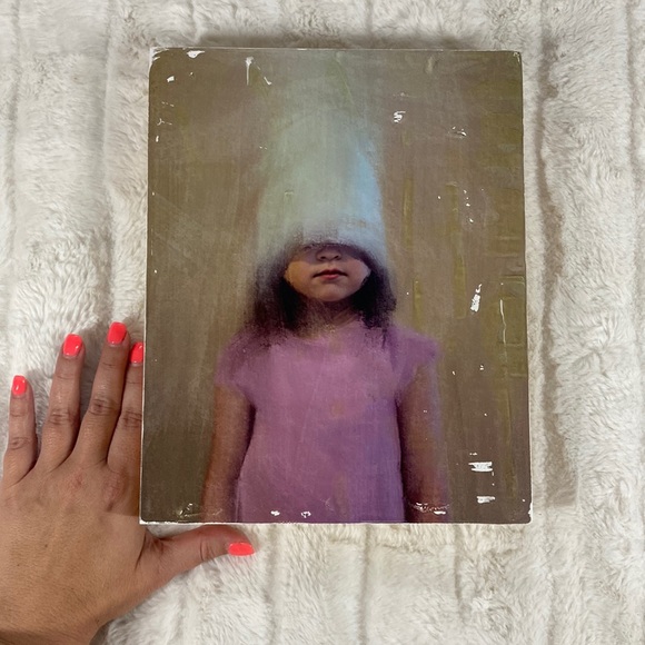 “Witness” - One of a kind Image Transfer on Board Portrait Digital Painting Art - Picture 10 of 16